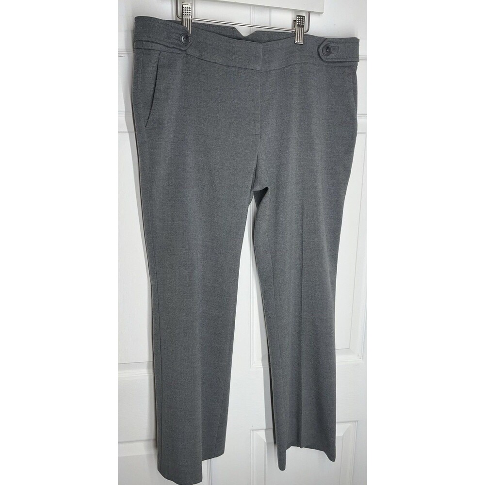 Loft Petites Marisa Trouser Poly Rayon Blend Light Gray Women’s Size 8 Petite